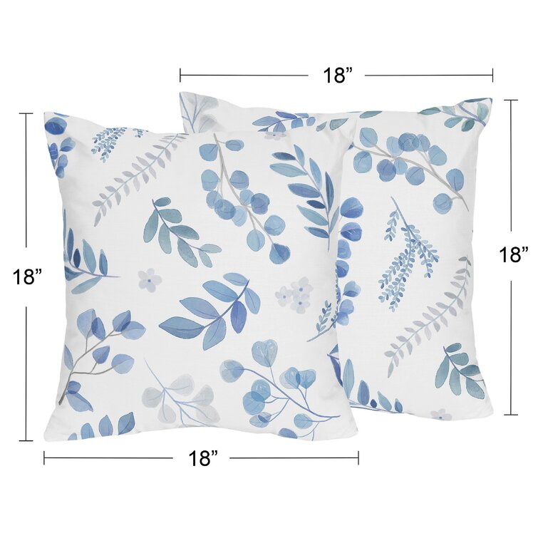 Botanical throw clearance pillows